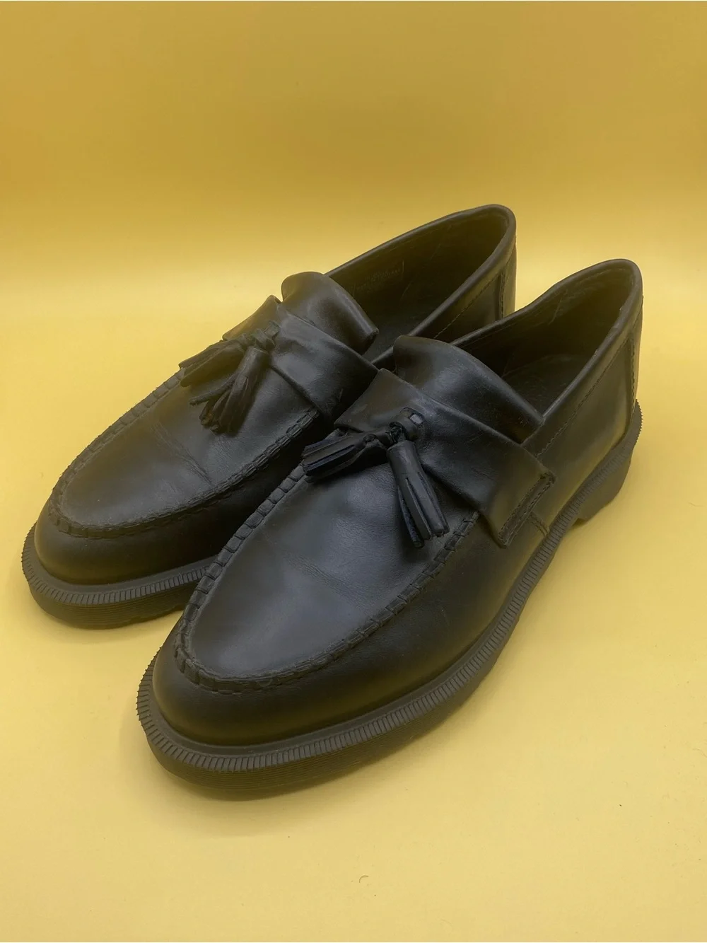 Dr. Martens Black Leather Tassel Loafers - Picture 4 of 4